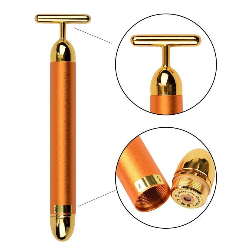 24K Golden Energy Face Massager - Froliage