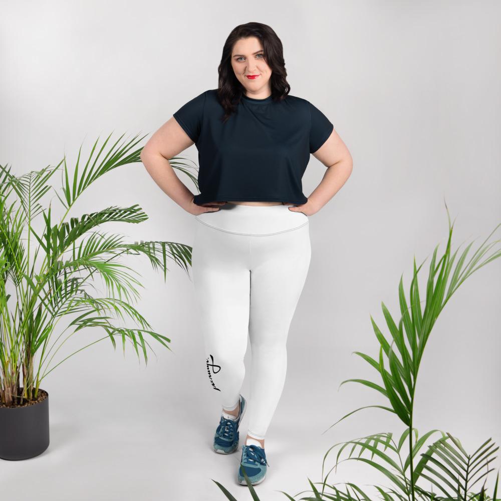 All-Over Print Plus Size Leggings - Froliage