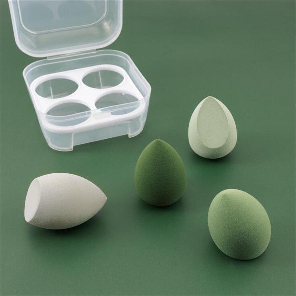 Four Piece Makeup Blender Sponge with Storage Box - Froliage