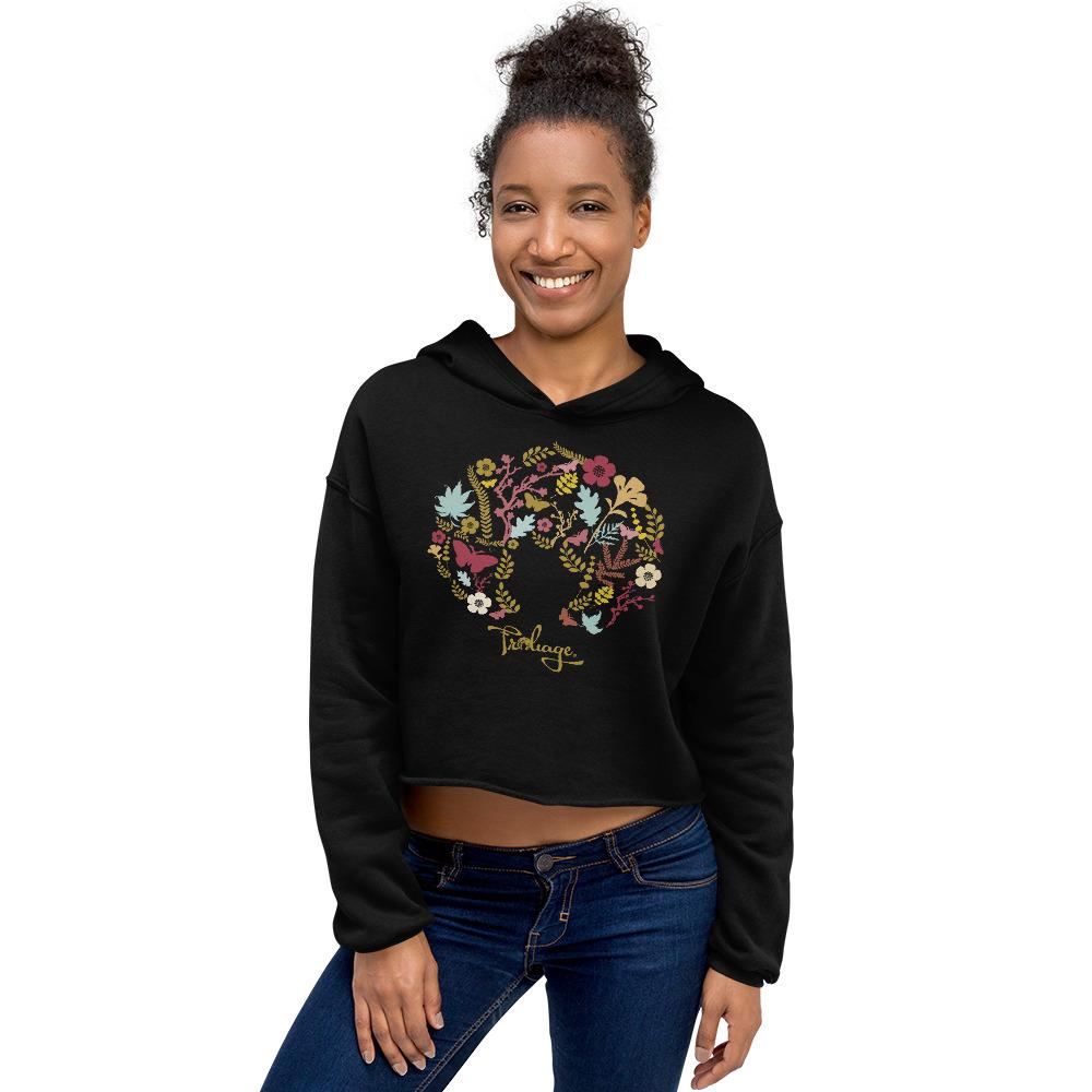Froliage Crop Hoodie - Froliage