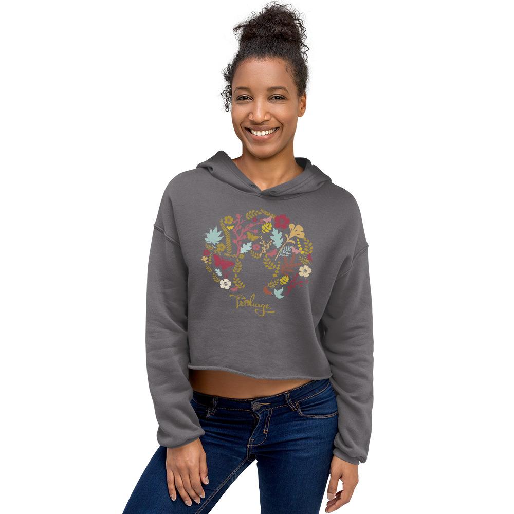 Froliage Crop Hoodie - Froliage