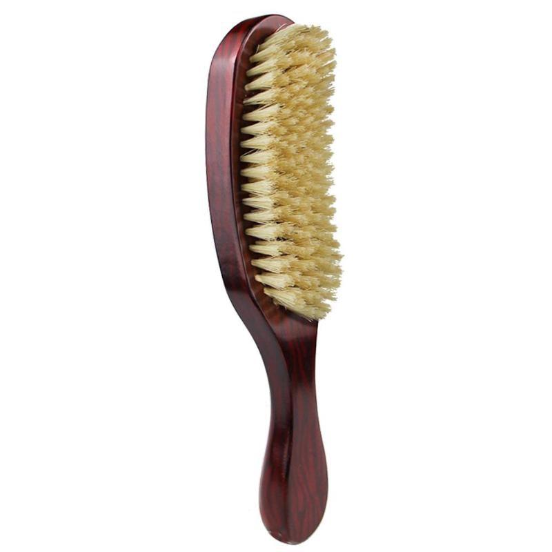 Natural Bristle Wooden Wave Brush - Froliage