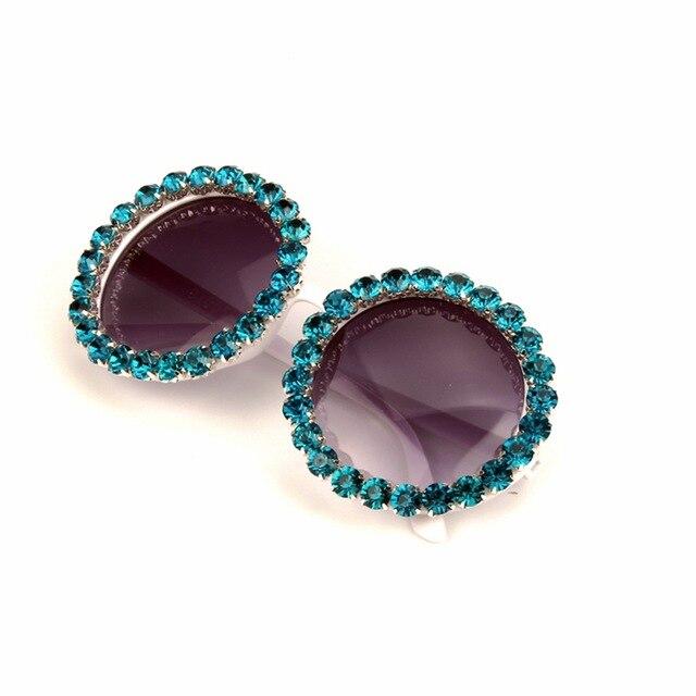 Oversize Vintage Rhinestone Sunglasses - Froliage