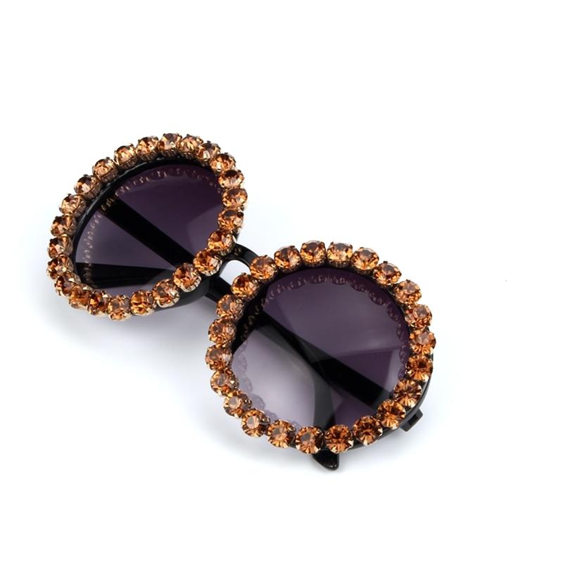 Oversize Vintage Rhinestone Sunglasses - Froliage