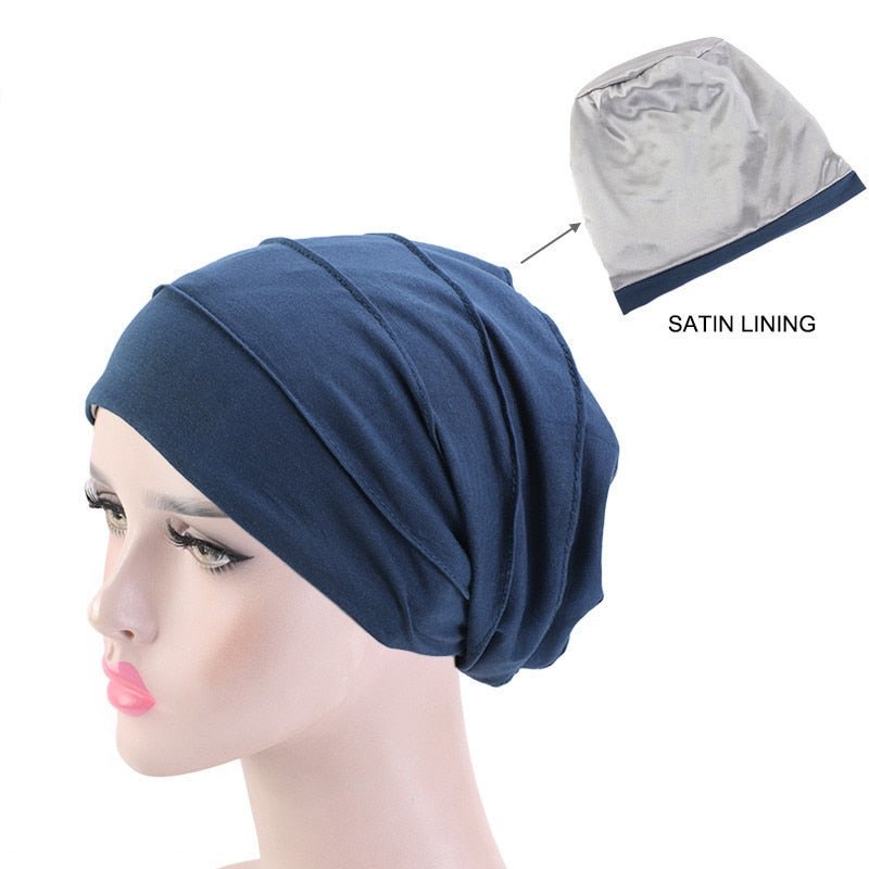Satin Lined Slouch Hat - Froliage