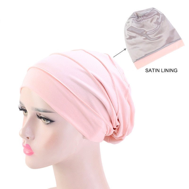 Satin Lined Slouch Hat - Froliage