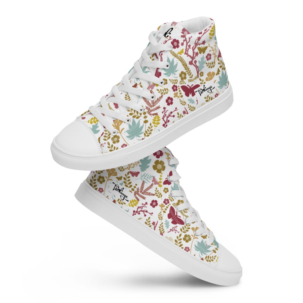 Women’s high top canvas shoes - Froliage