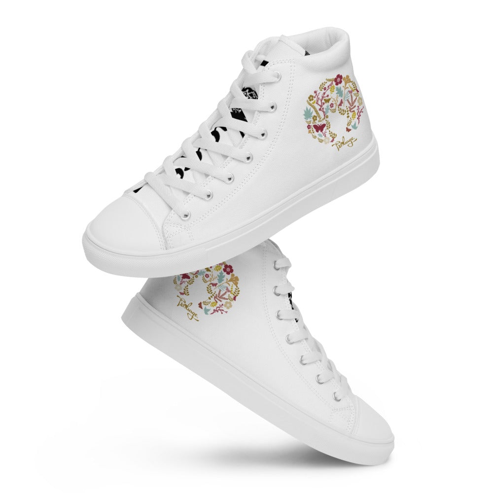Women’s high top canvas shoes - Froliage