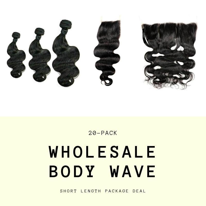 Brazilian Body Wave Short Length Wholesale Package - Froliage