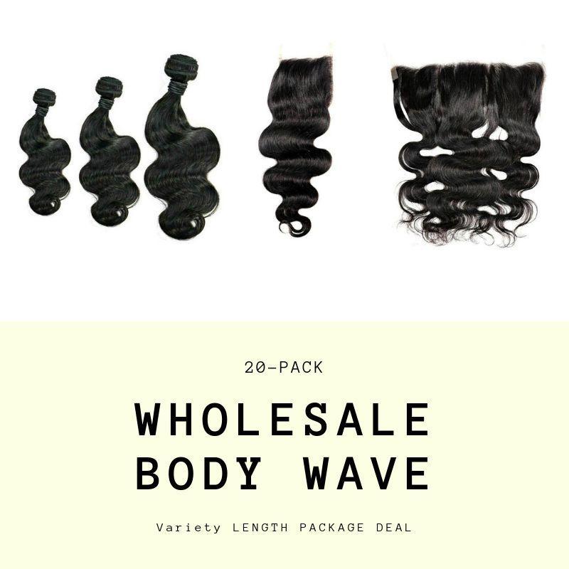 Load image into Gallery viewer, Brazilian Body Wave Variety Length Wholesale Package - Froliage
