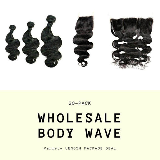 Load image into Gallery viewer, Brazilian Body Wave Variety Length Wholesale Package - Froliage
