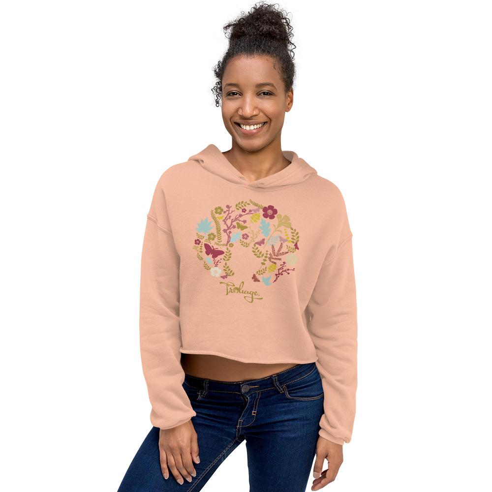 Froliage Crop Hoodie - Froliage